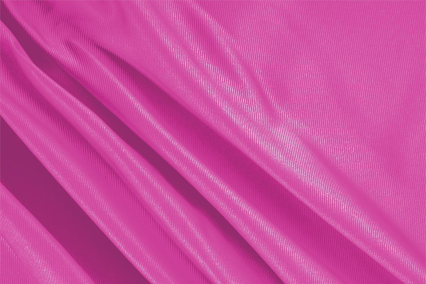 Cyclamen fuchsia dogaressa fabric in pure ribbed silk for dressmaking