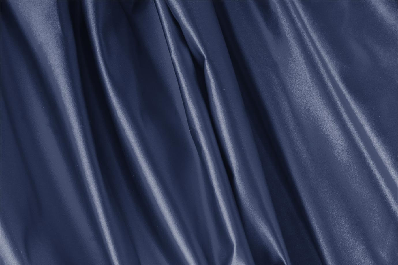 Blue Silk Duchesse Apparel Fabric UN000074