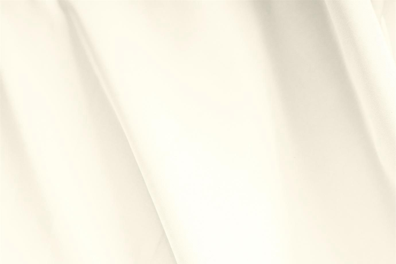 Tessuto Faille Bianco Avorio in Seta per Abbigliamento UN000103