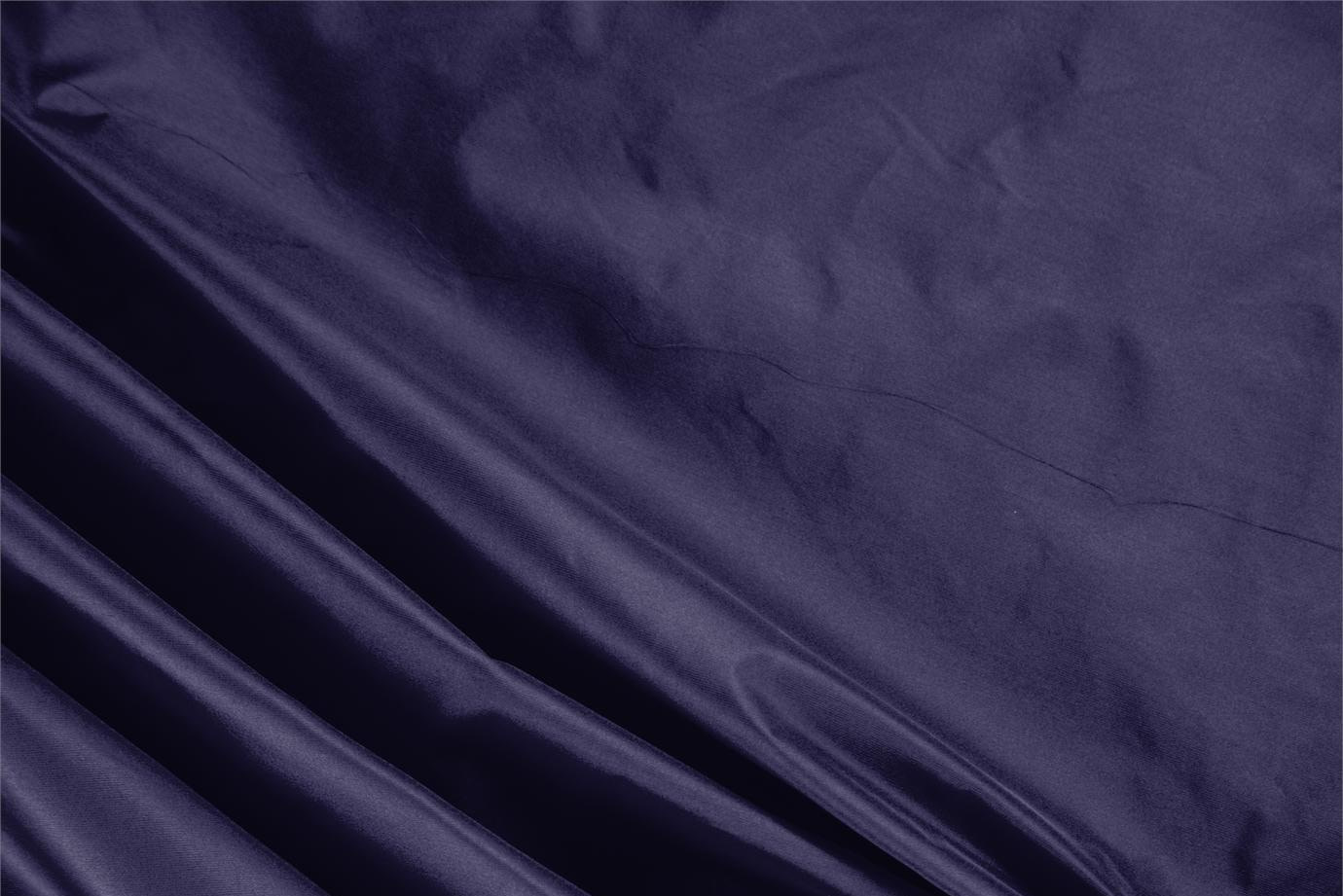 Night Blue Silk Taffeta Apparel Fabric
