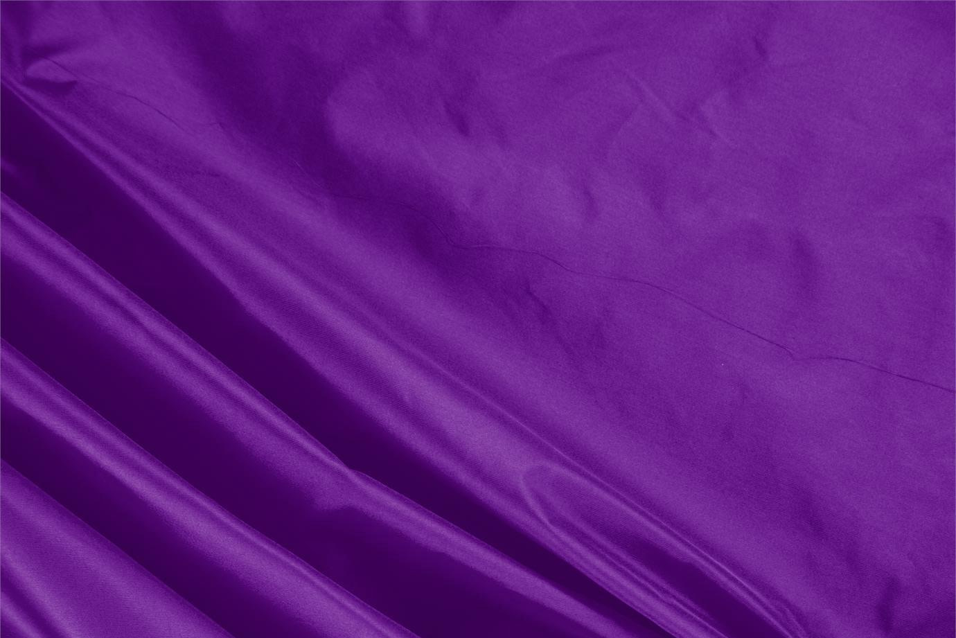 Tissu Couture Taffetas Violet Vescovo en Soie UN000254