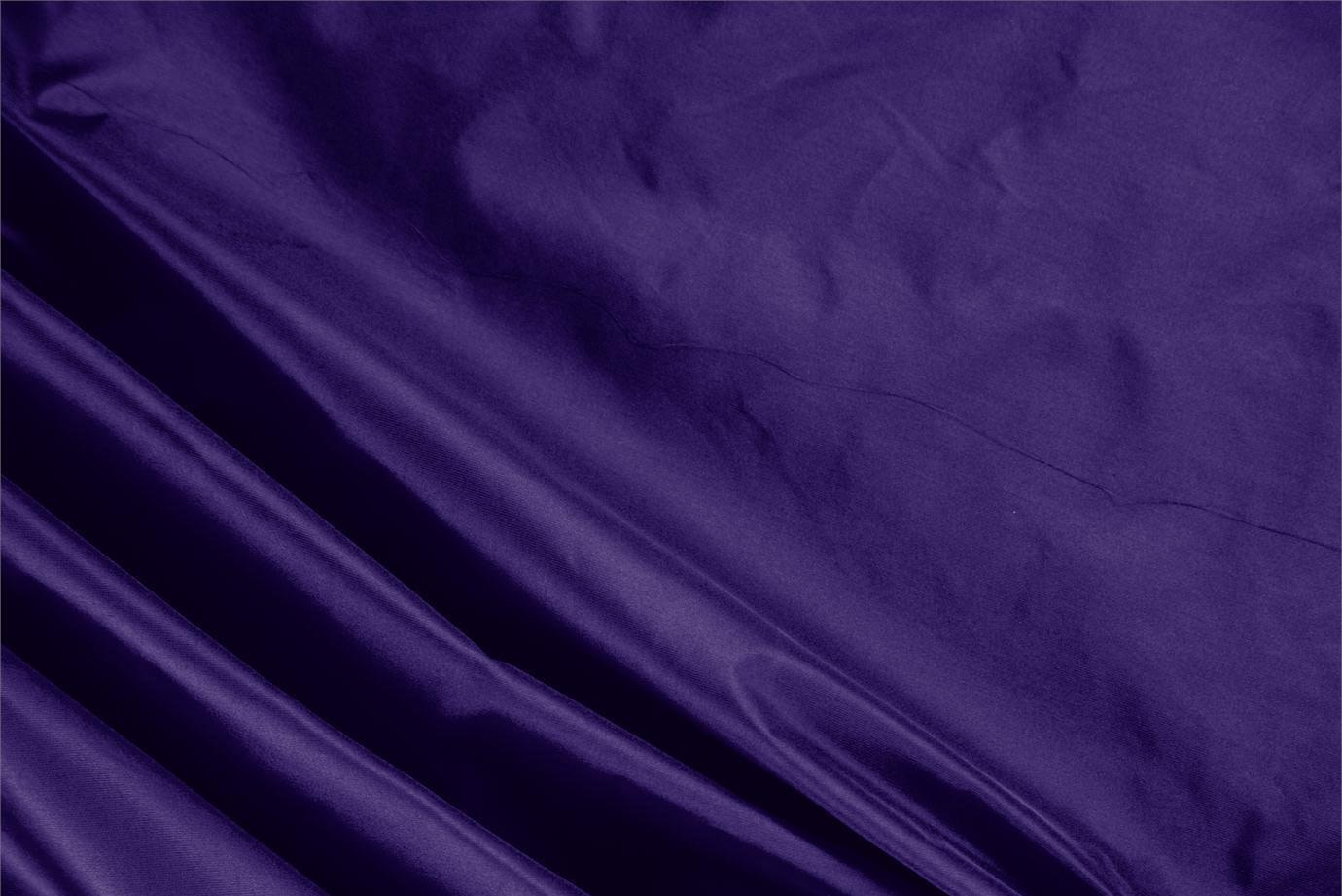 Tissu Couture Taffetas Violet Indaco en Soie UN000257