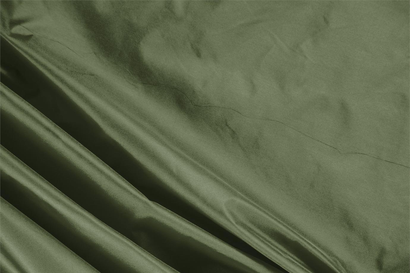 Olive Green Silk Taffeta fabric for dressmaking