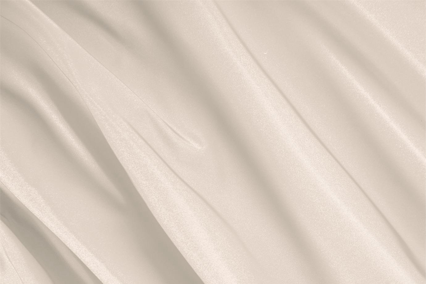 Creamy Beige Silk Radzemire fabric for dressmaking