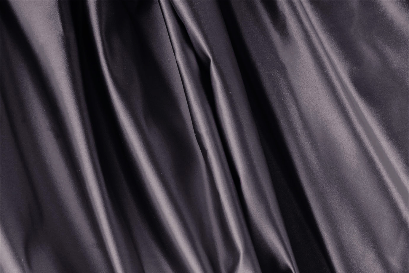 Smoke Gray Silk Duchesse Apparel Fabric