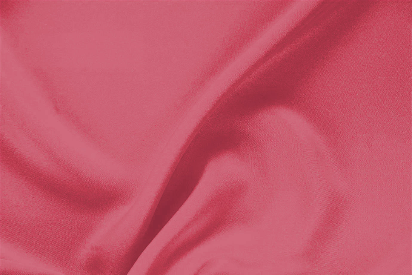 Geranium Pink Silk Drap Apparel Fabric