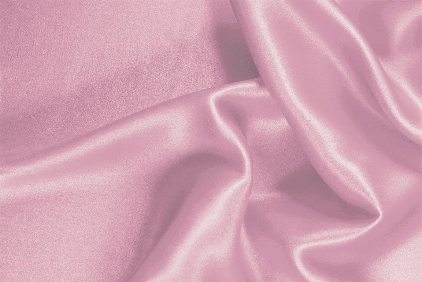 Candied Pink Silk, Stretch Silk Satin Stretch Apparel Fabric