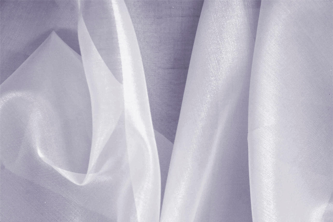 Lavender Purple Silk Organza Apparel Fabric