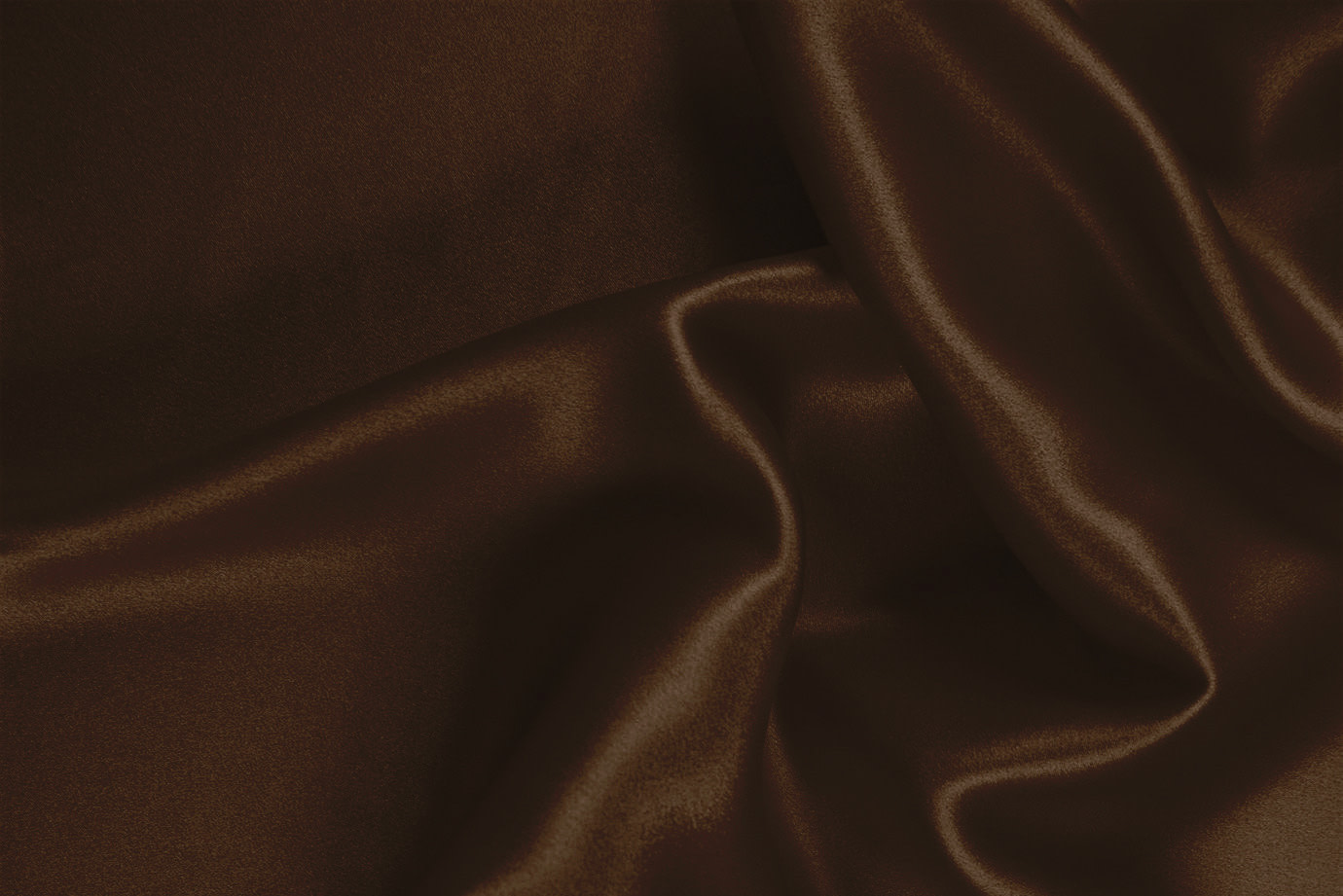Chocolate Brown Silk, Stretch Silk Satin Stretch Apparel Fabric