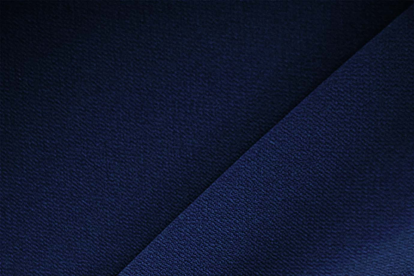 Indigo Blue Polyester Crêpe Microfiber Apparel Fabric