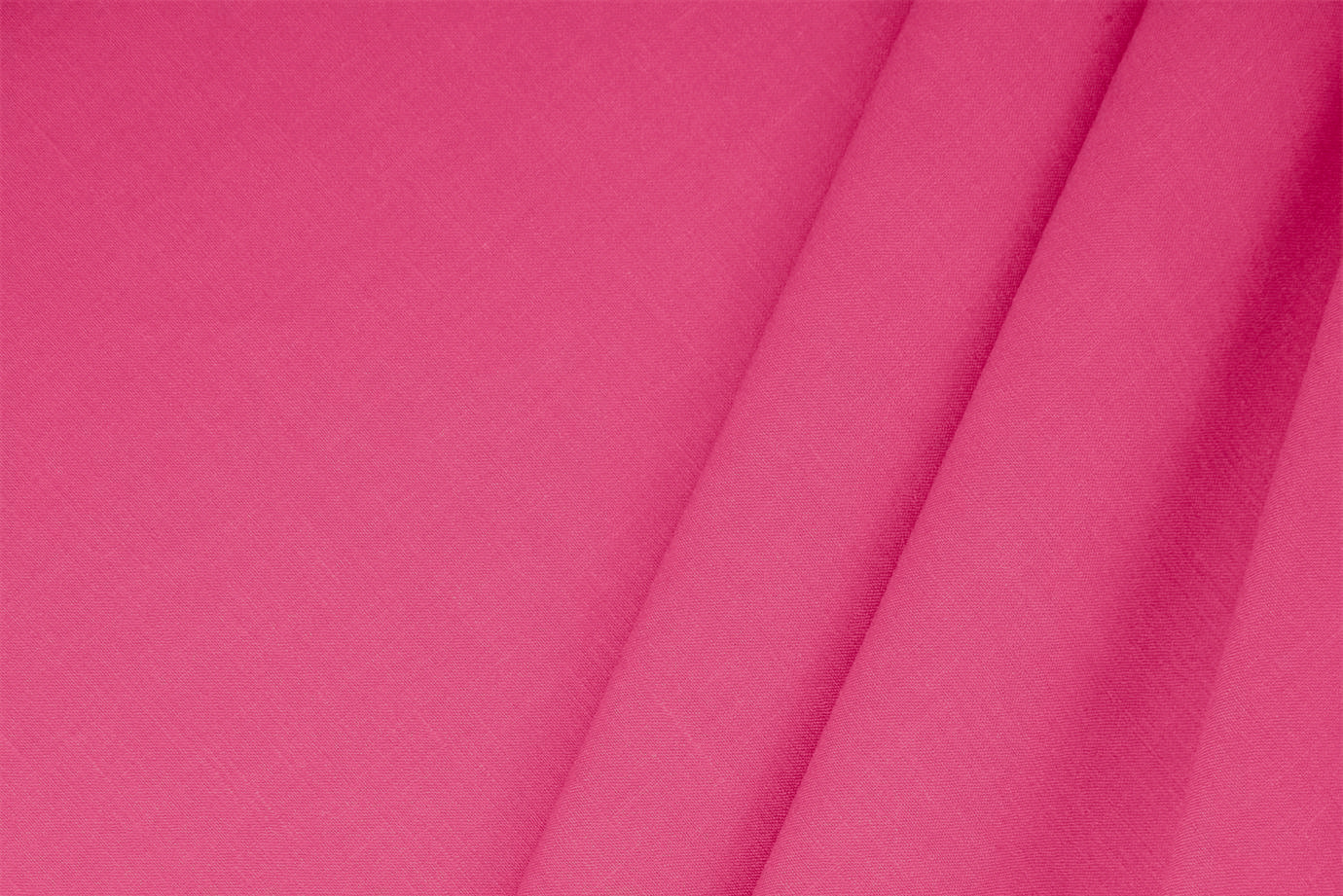 Cyclamen fuchsia linen blend fabric for dressmaking