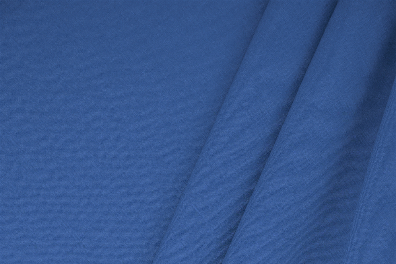 Ocean Blue Linen, Stretch, Viscose Linen Blend Apparel Fabric