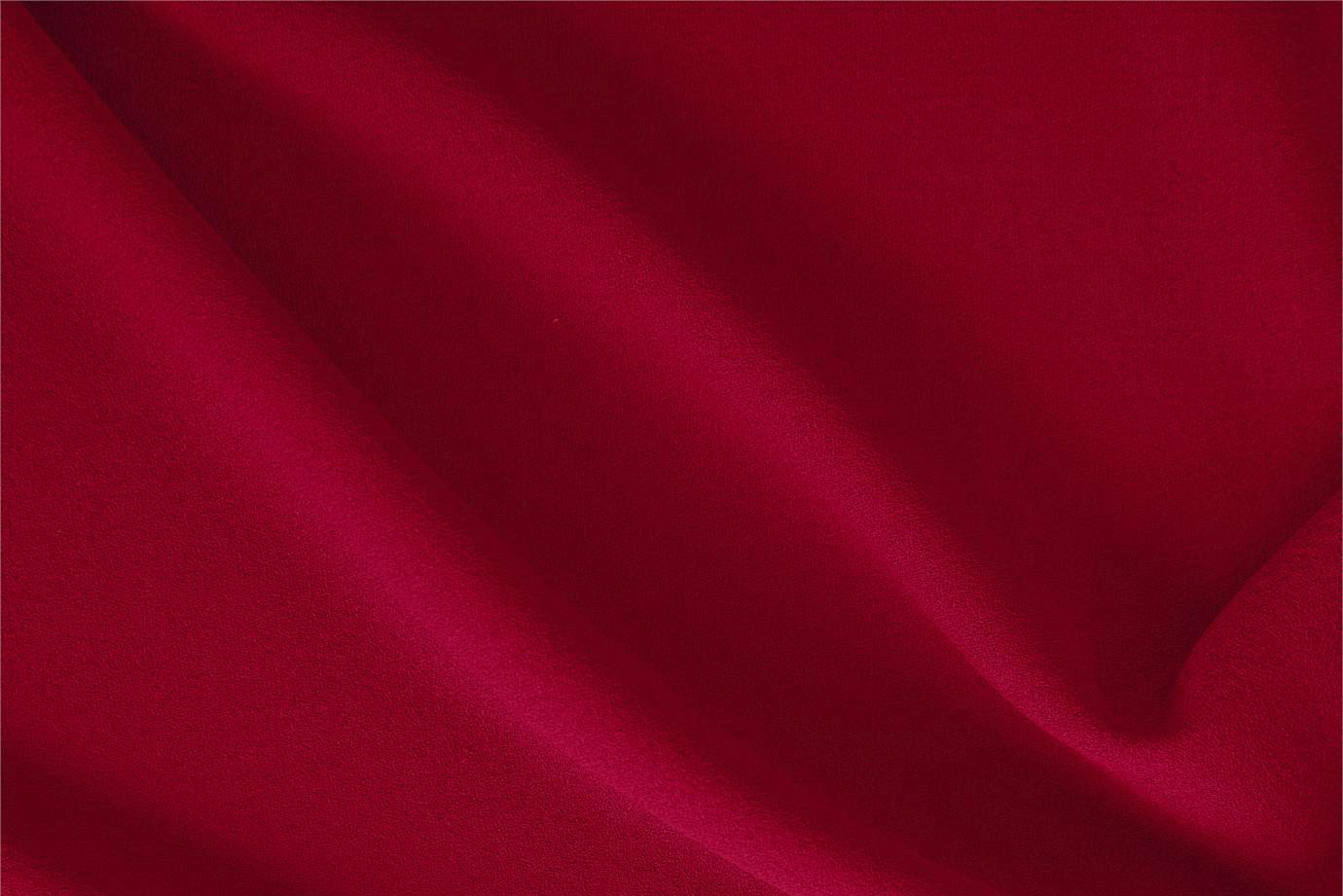 Campari Red Wool Wool Crêpe Apparel Fabric