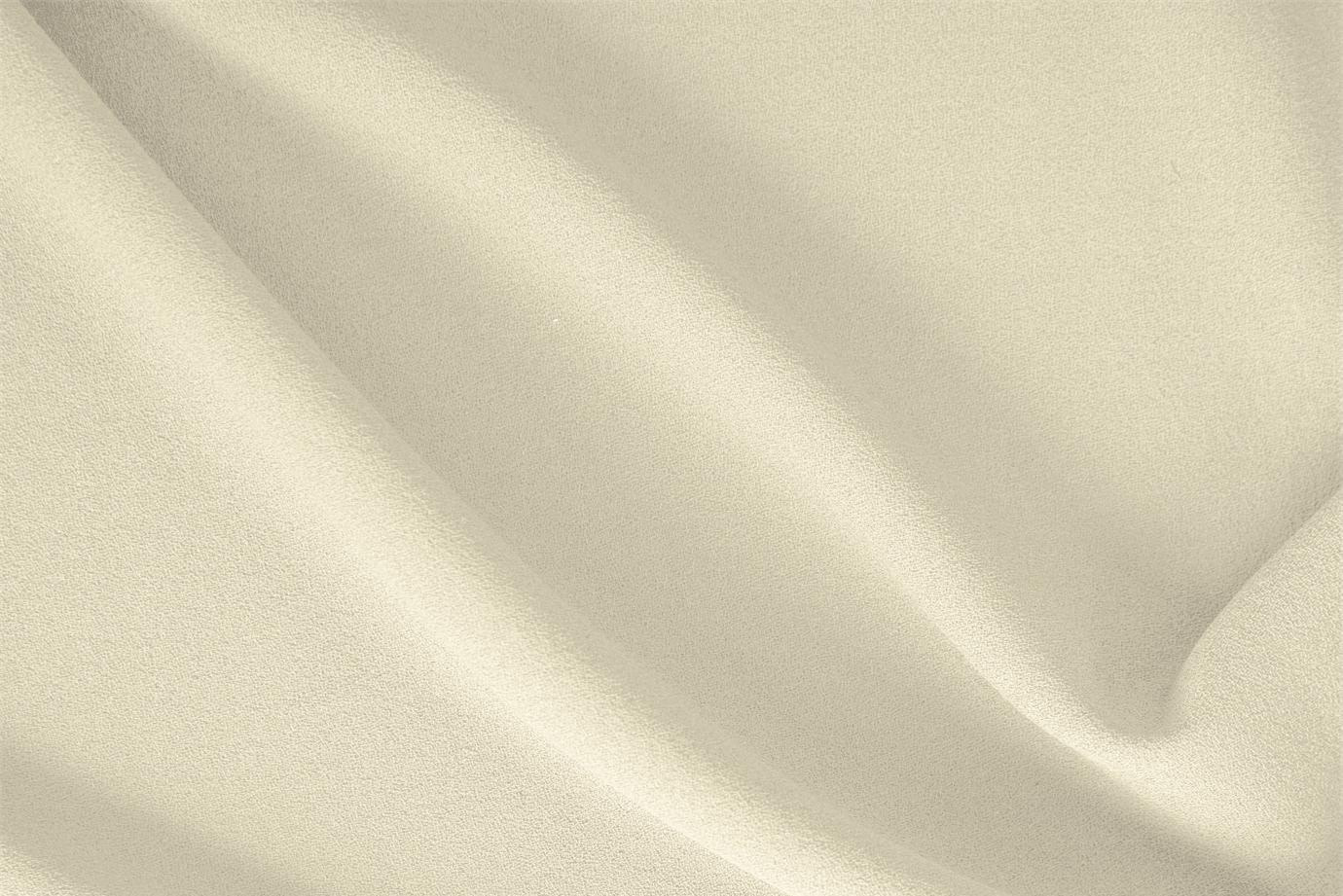 Ivory White Silk Duchesse Apparel Fabric