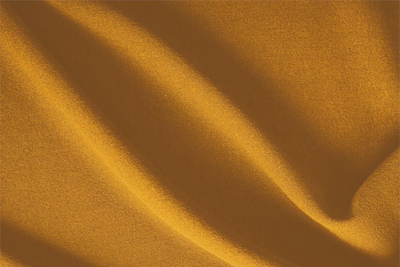 Ochre Yellow Wool Wool Crêpe Apparel Fabric