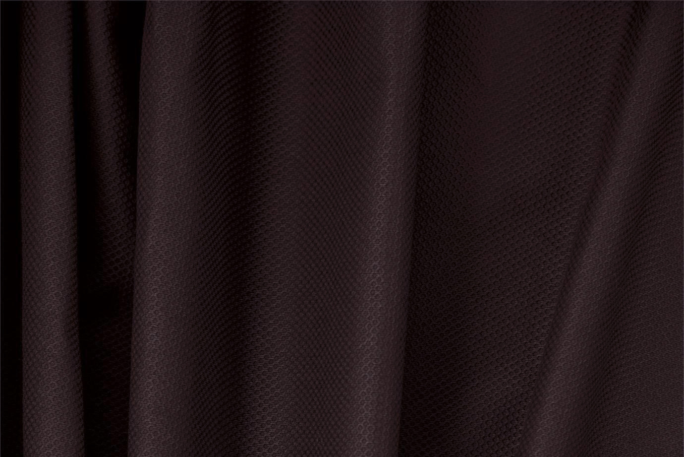 Dark Brown Cotton, Stretch Pique Stretch Apparel Fabric