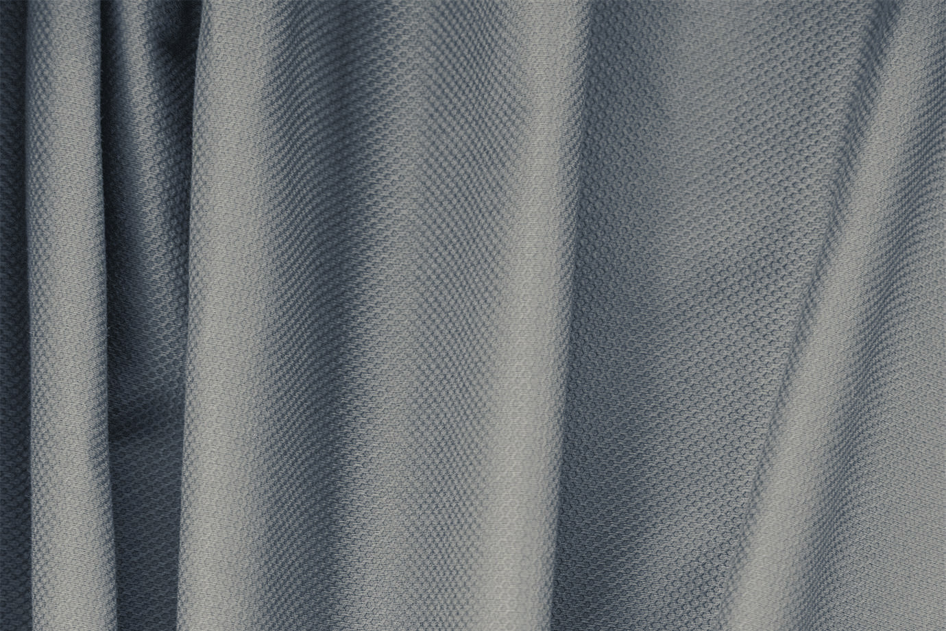 Aluminium Silver Cotton, Stretch Pique Stretch Apparel Fabric