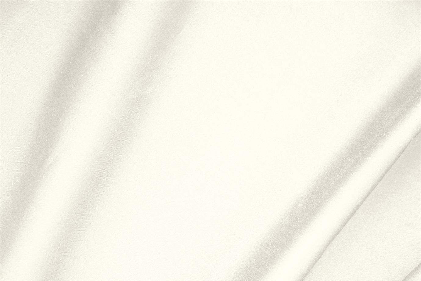 Tissu Couture Satin de coton stretch Blanc ivoire en Coton, Stretch