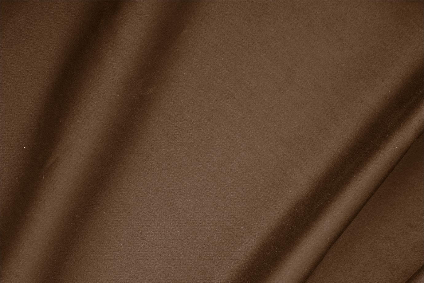Cocoa Brown Cotton, Stretch Cotton sateen stretch Apparel Fabric