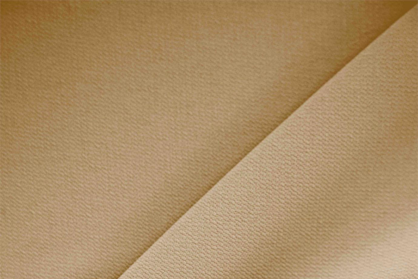 Biscuit Brown Polyester Crêpe Microfiber Apparel Fabric