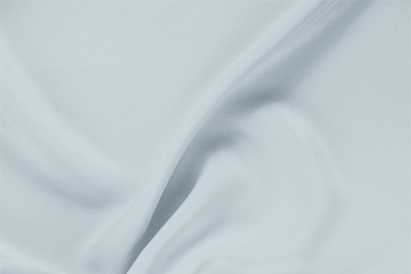 Light blue silk cady fabric for dressmaking
