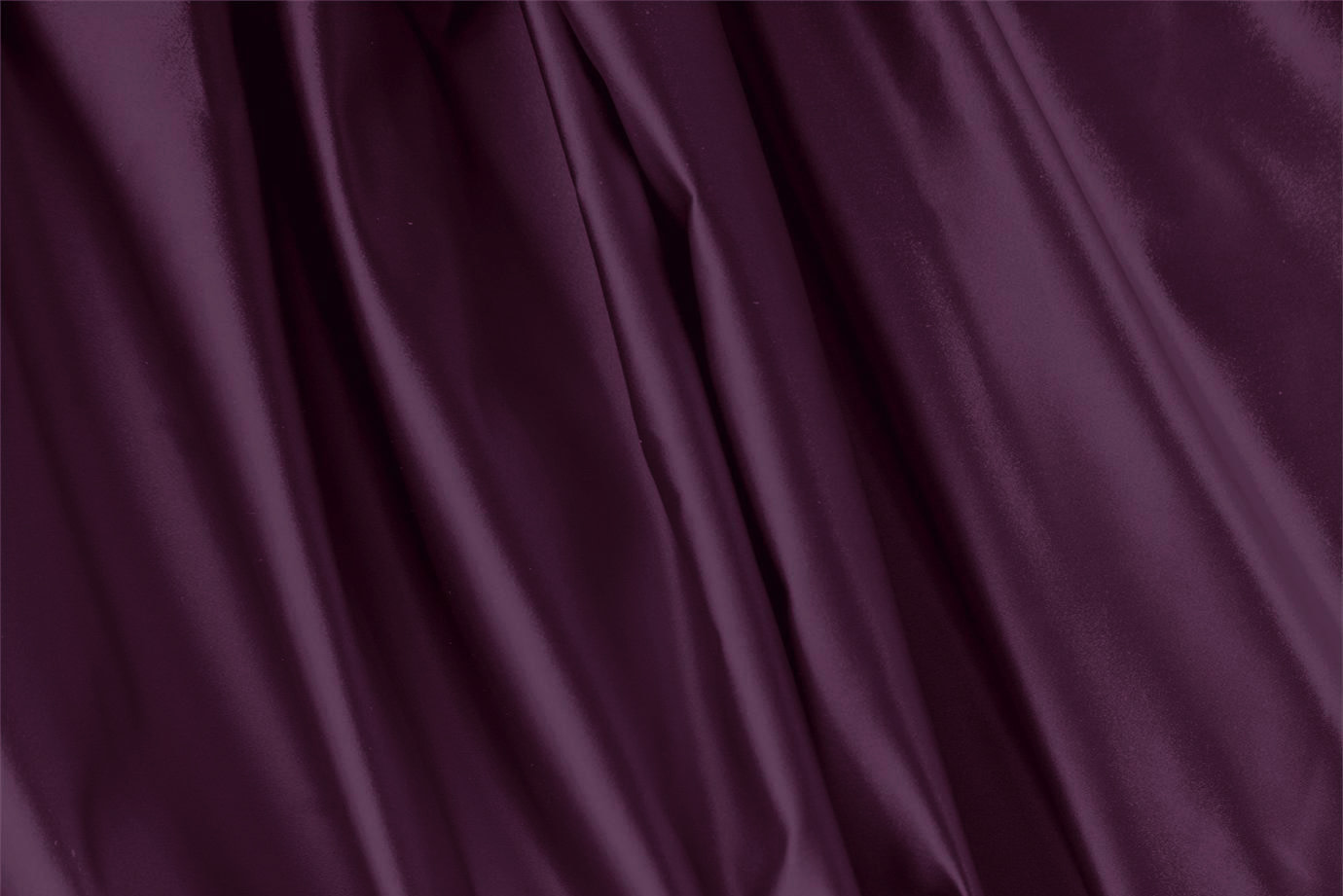 Aubergine Purple Silk Duchesse Apparel Fabric