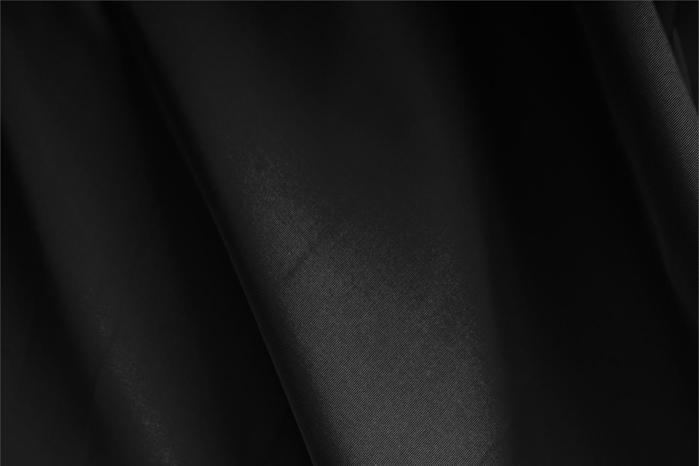 Black faille fabric in pure silk for dressmaking