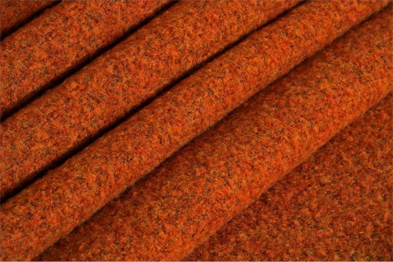 Tessuto Panno 000200 Arancione in Lana