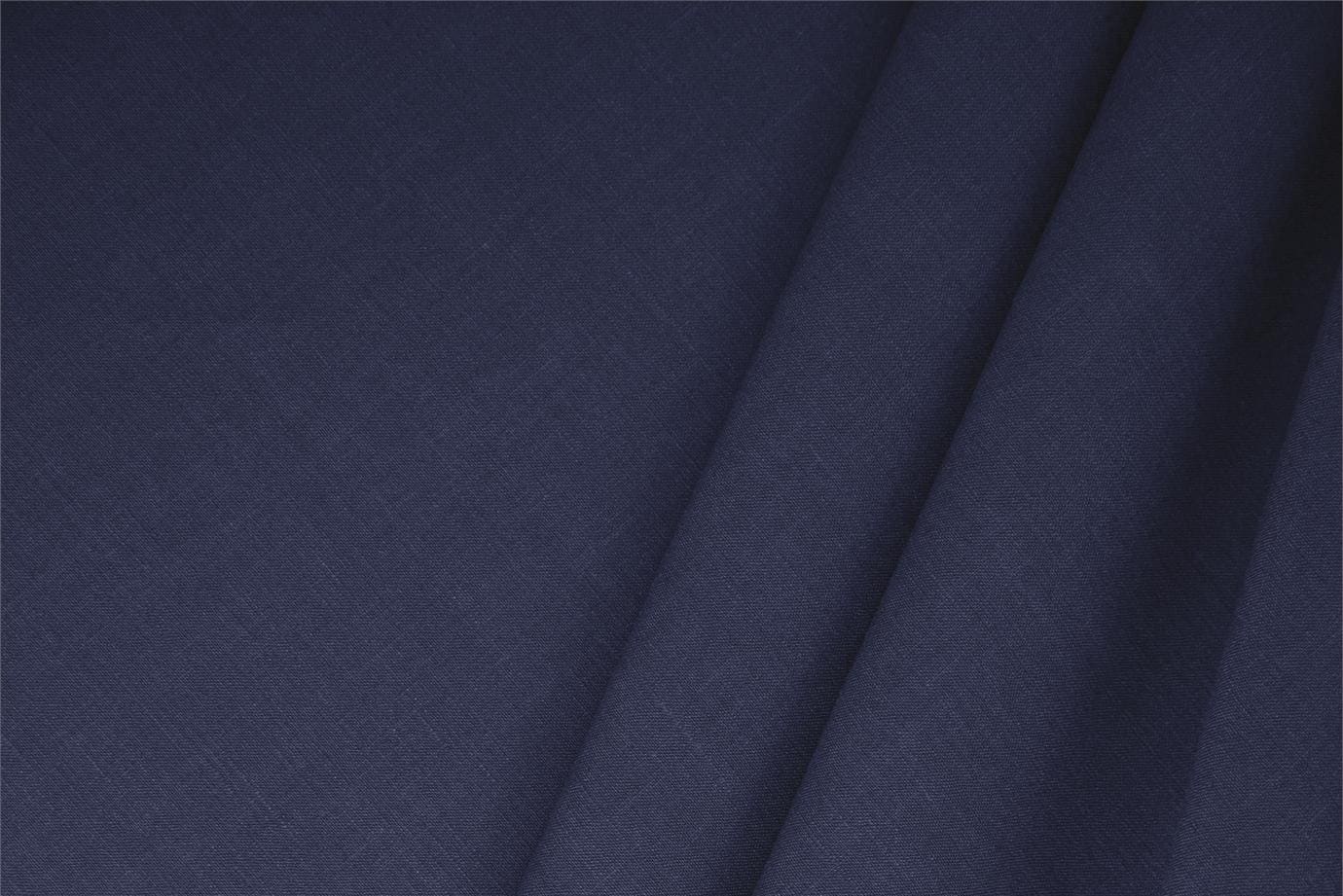 Tessuto Misto Lino Blu Jeans in Lino, Stretch, Viscosa per abbigliamento