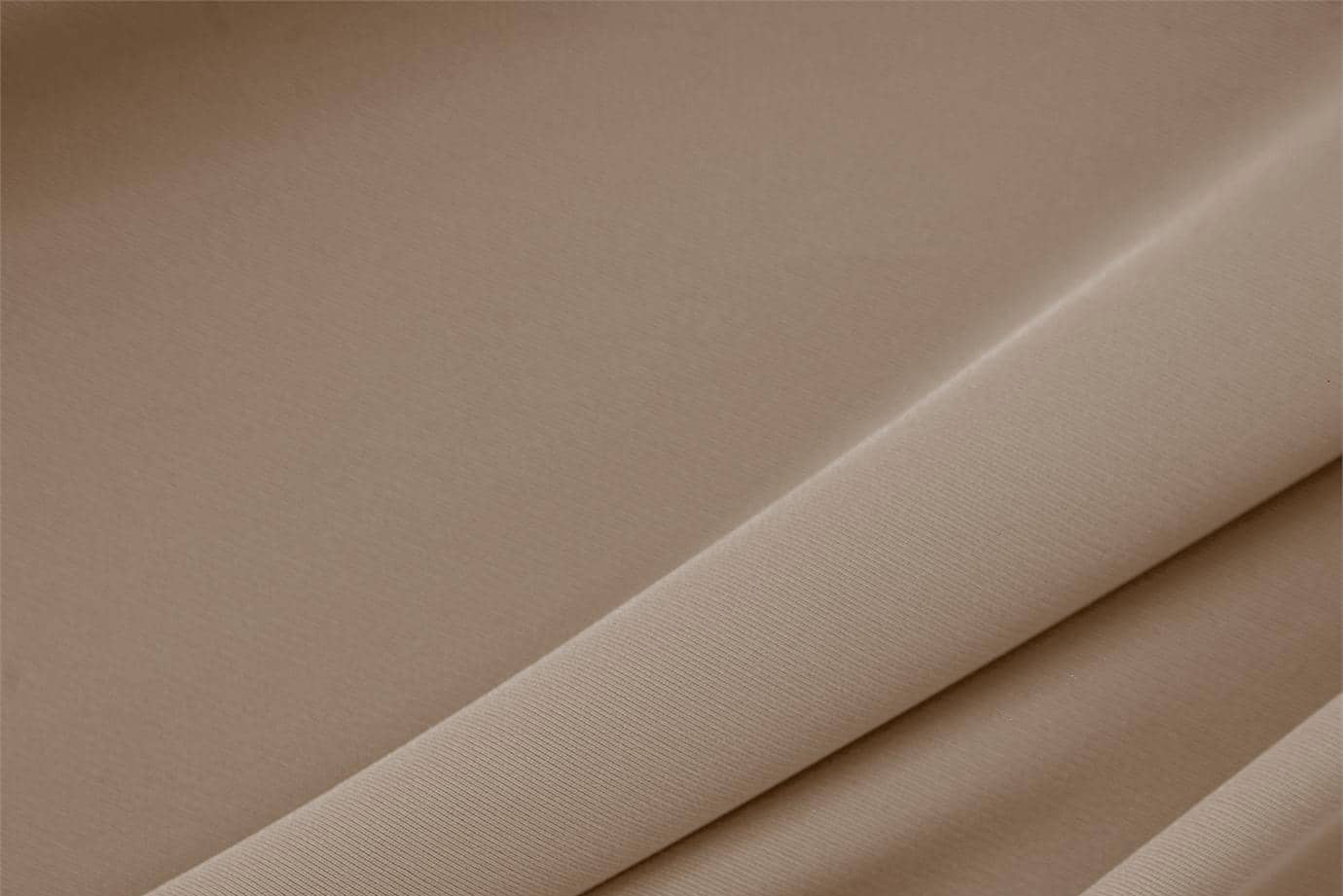 Tissu Microfibre légère Marron cappuccino en Polyester pour vêtements