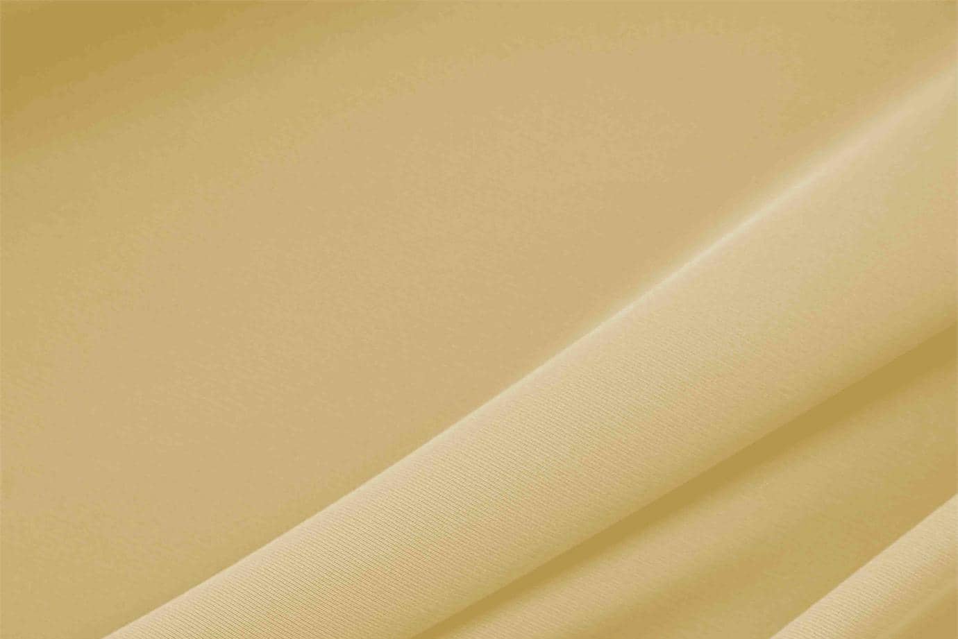 Tissu microfibre lourde en polyester beige pour vêtements