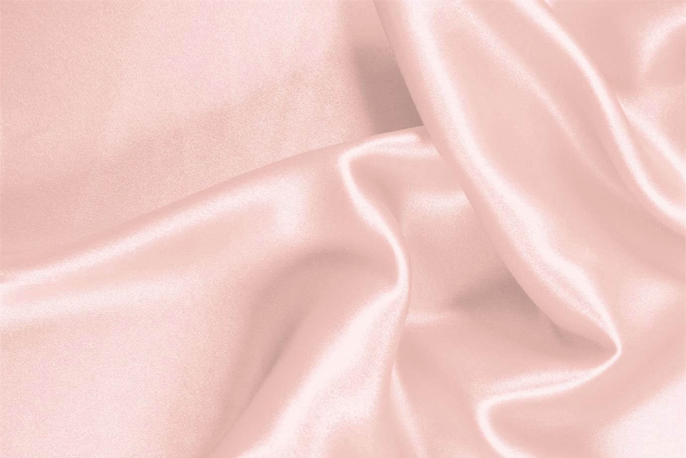 Quartz Pink Silk Crêpe Satin fabric for dressmaking
