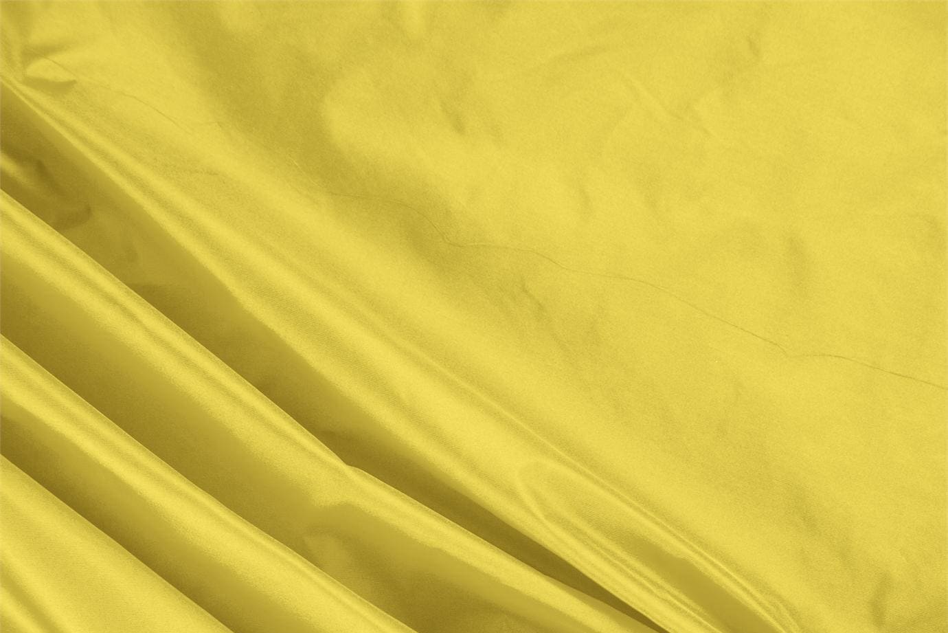 Sunflower Yellow Silk Taffeta fabric for dressmaking