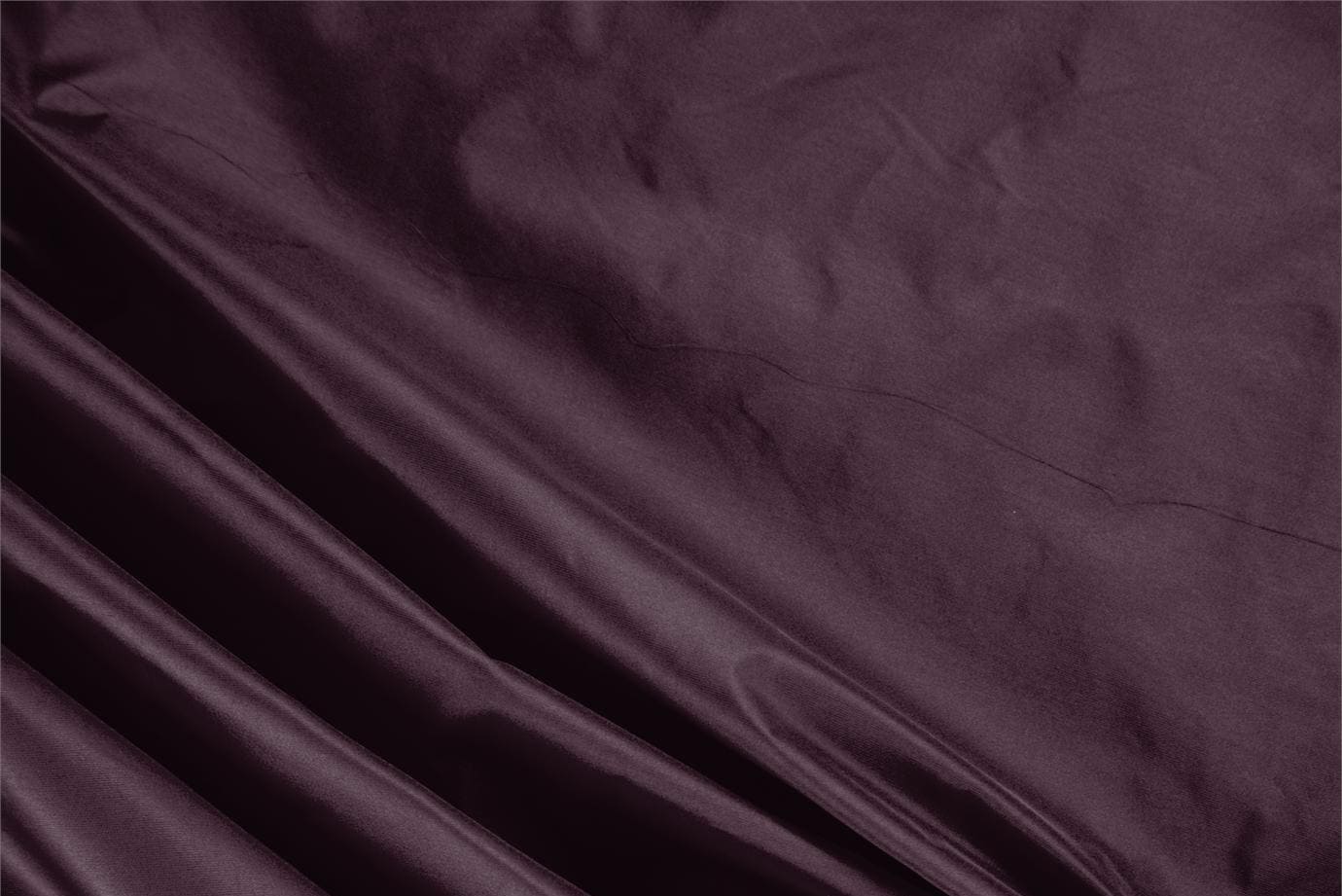 Tessuto Taffetà Viola Rouge Noir in Seta per abbigliamento
