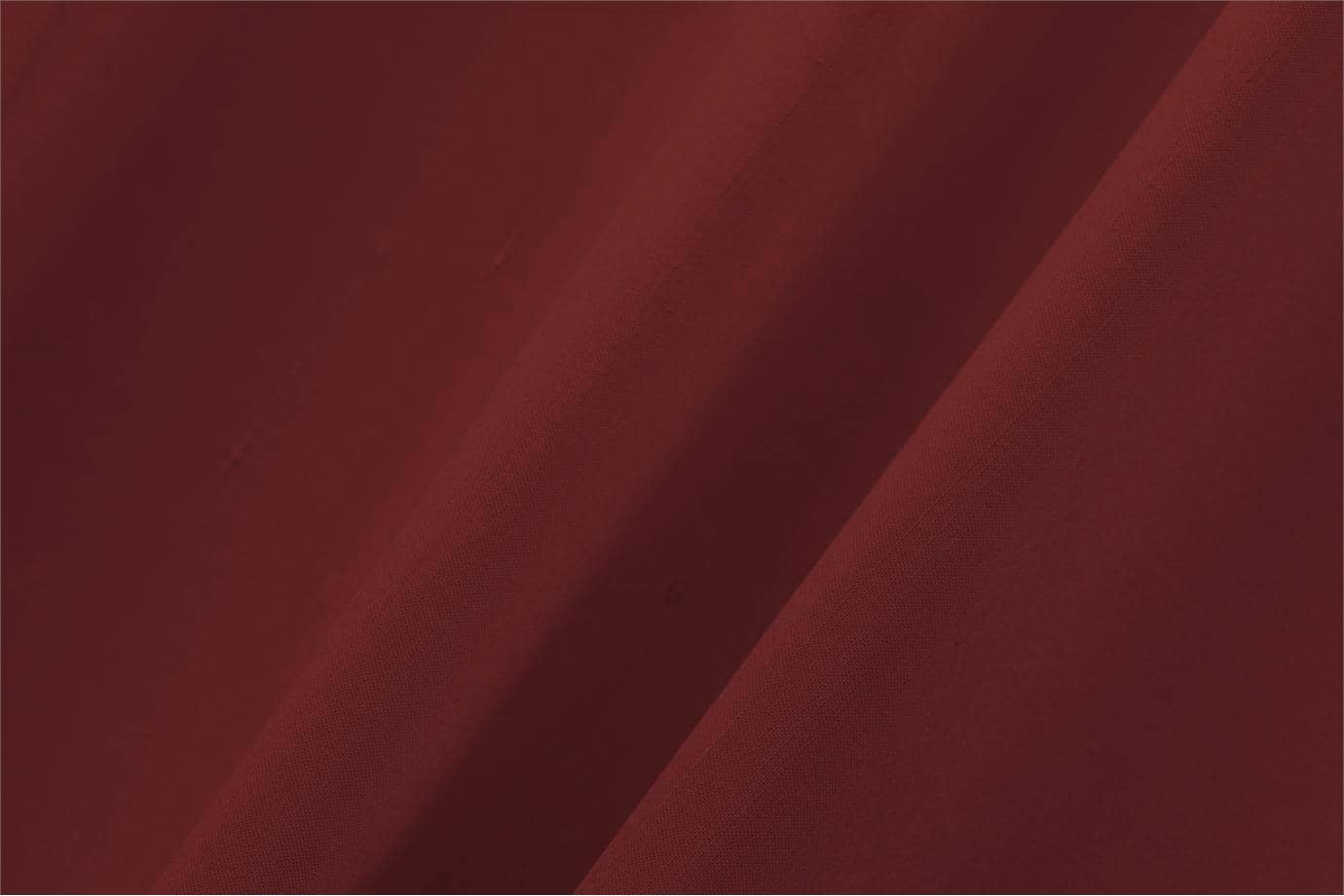 Ruby Red Cotton, Silk Double Shantung fabric for dressmaking