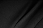 Tissu double crepe de laine noir pour vêtements