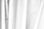 Tissu Piquet Stretch Blanc optique en Coton, Stretch pour vêtements