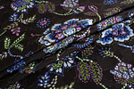 Tessuto Multicolore, Nero in Cotone per abbigliamento