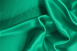 Green Green Silk Crêpe Satin fabric for dressmaking
