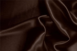 Cofee Brown Silk Crêpe Satin fabric for dressmaking