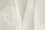 Tissu Couture Organza Blanc lait en Soie