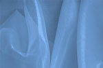 Tissu organza bleu capri en pure soie naturelle | new tess