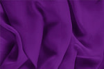 Tissu Georgette Violet myrtille en Soie pour vêtements