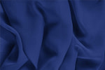 Tissu Georgette Bleu saphir en Soie pour vêtements