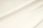 Tessuto Crêpe de Chine Stretch Bianco Latte in Seta, Stretch per abbigliamento