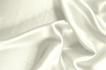 Tissu Couture Crêpe Satin Blanc ivoire en Soie