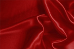 Tissu Couture Satin stretch Rouge feu en Soie, Stretch