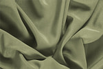 Tissu Couture Crêpe de Chine Vert olive en Soie