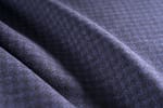 Tessuto Blu, Nero in Lana per abbigliamento