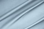 Tissu Satinette de coton stretch Bleu capri en Coton, Stretch pour vêtements